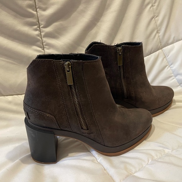 Sorel Dark Brown Blake Leather Bootie - Picture 6 of 11